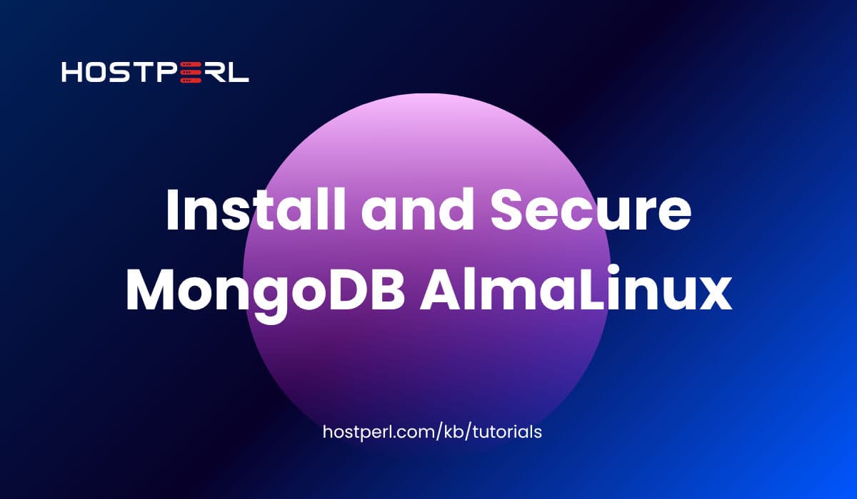Install and Secure MongoDB AlmaLinux 9