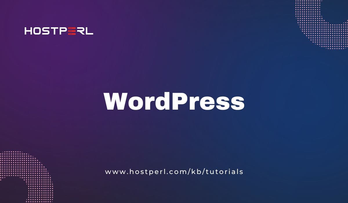 Installing WordPress on Ubuntu 24.04