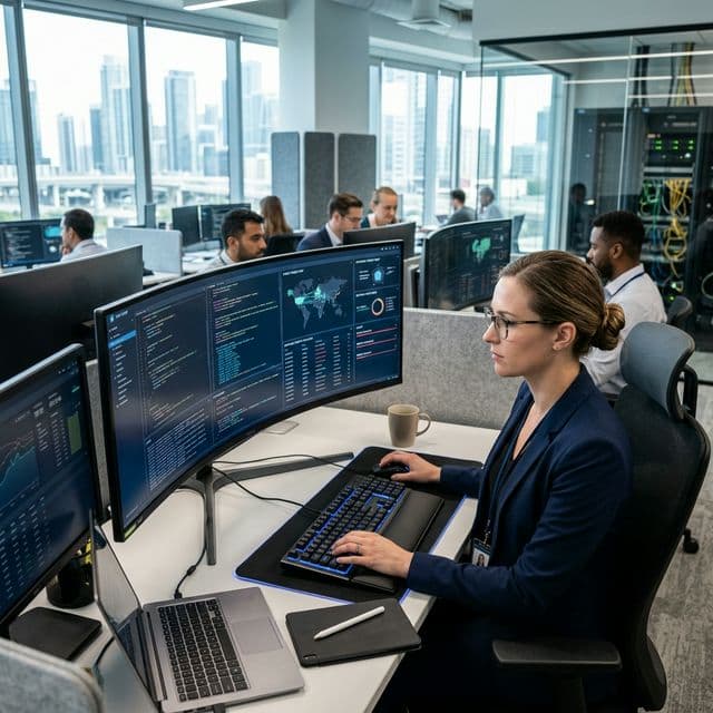 Security expert reviewing server access and password hygiene